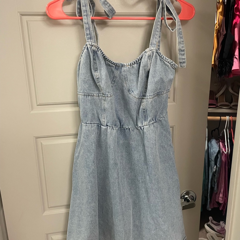 Denim Sleeveless Dress